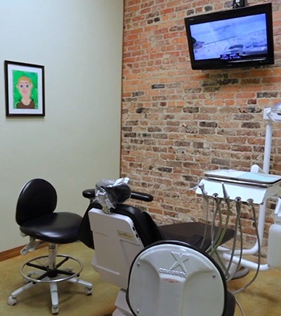 Dental exam room