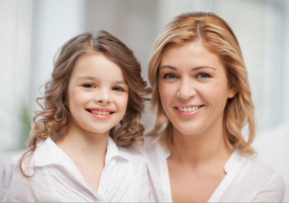 man and woman smiling together in Family Dental Center of East Texas   
