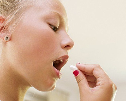 Child taking oral conscious sedation in Center
