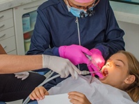 Child under oral conscious sedation