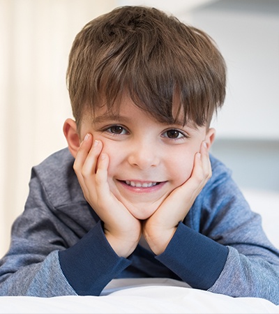 Smiling young boy