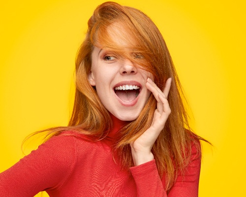 person smiling