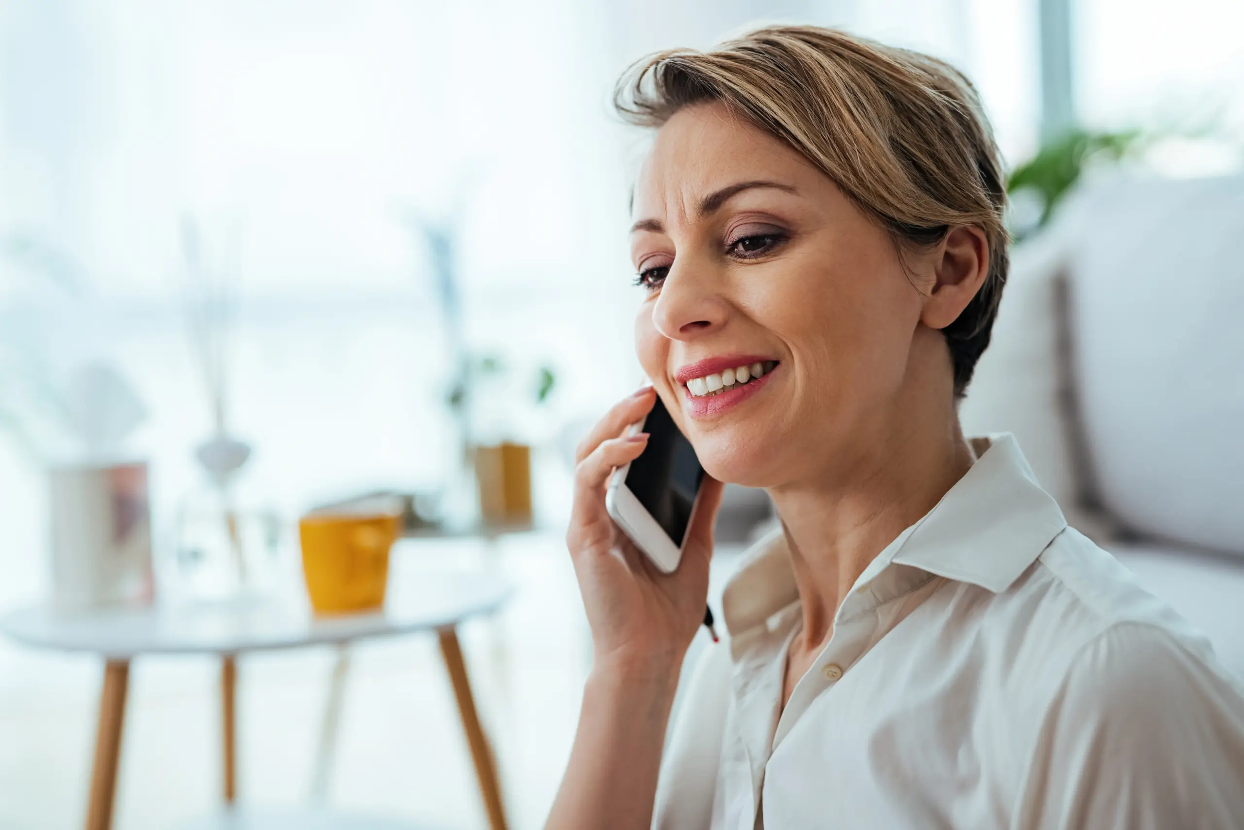 Patient scheduling dental appointment by phone in Center TX